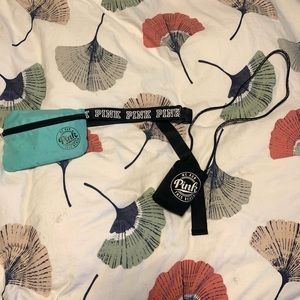 PINK Victoria secret Fanny pack and drink coozie